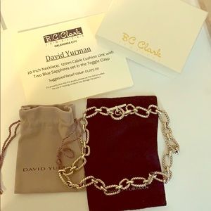 David Yurman Cable Cushion Link Necklace